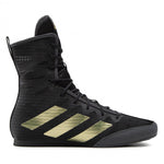 adidas Box Hog 4 Boxing Boots Black & Gold