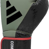 adidas Combat 50 Boxing Gloves Khaki Green