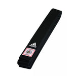 adidas IJF Approved Judo Black Belt Cotton 45mm Width