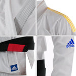 adidas Mens BJJ Gi Response White Jiu Jitsu Suit