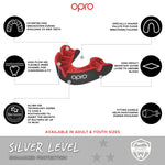 adidas OPRO Silver Gum Shield Boxing Mouth Guard