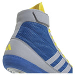 adidas Combat Speed 4 2024 Wrestling Shoes Boots Blue Grey