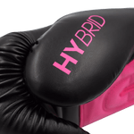 adidas Hybrid 100 Womens Boxing Gloves Black & Pink