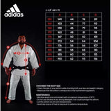 adidas Champion III IJF JACKET Judo Red Label Heavyweight Gi Top