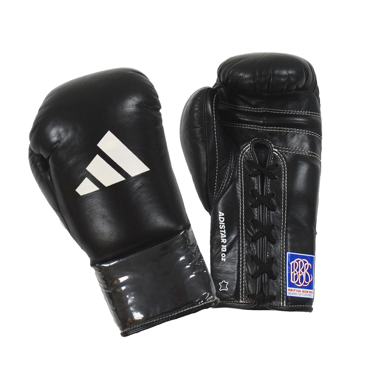 adidas AdiStar 3.0 Leather Pro Boxing Gloves BBBC Approved Metallic