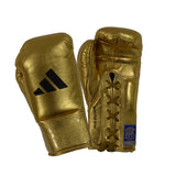 adidas AdiStar 3.0 Leather Pro Boxing Gloves BBBC Approved Metallic