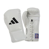 adidas AdiStar 3.0 Leather Pro Boxing Gloves BBBC Approved Metallic