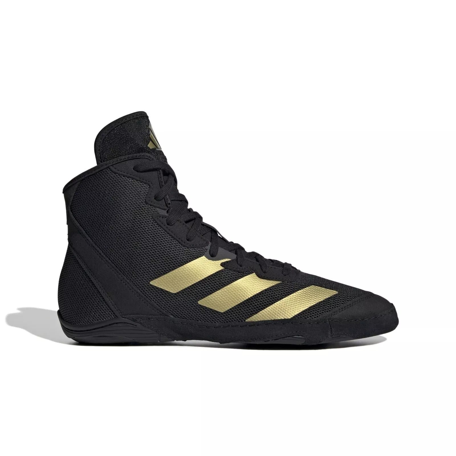 adidas Adizero 2024 Wrestling Shoes Black & Gold Boots