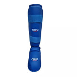 Cimac Karate Shin & Instep Guards Removable Foot WKF Style