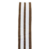 Cimac Two White Stripe Brown Karate Belt 1st Kyu