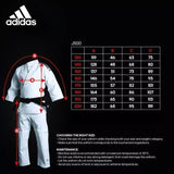 adidas J500 Judo Gi Suit 19oz Heavyweight Uniform