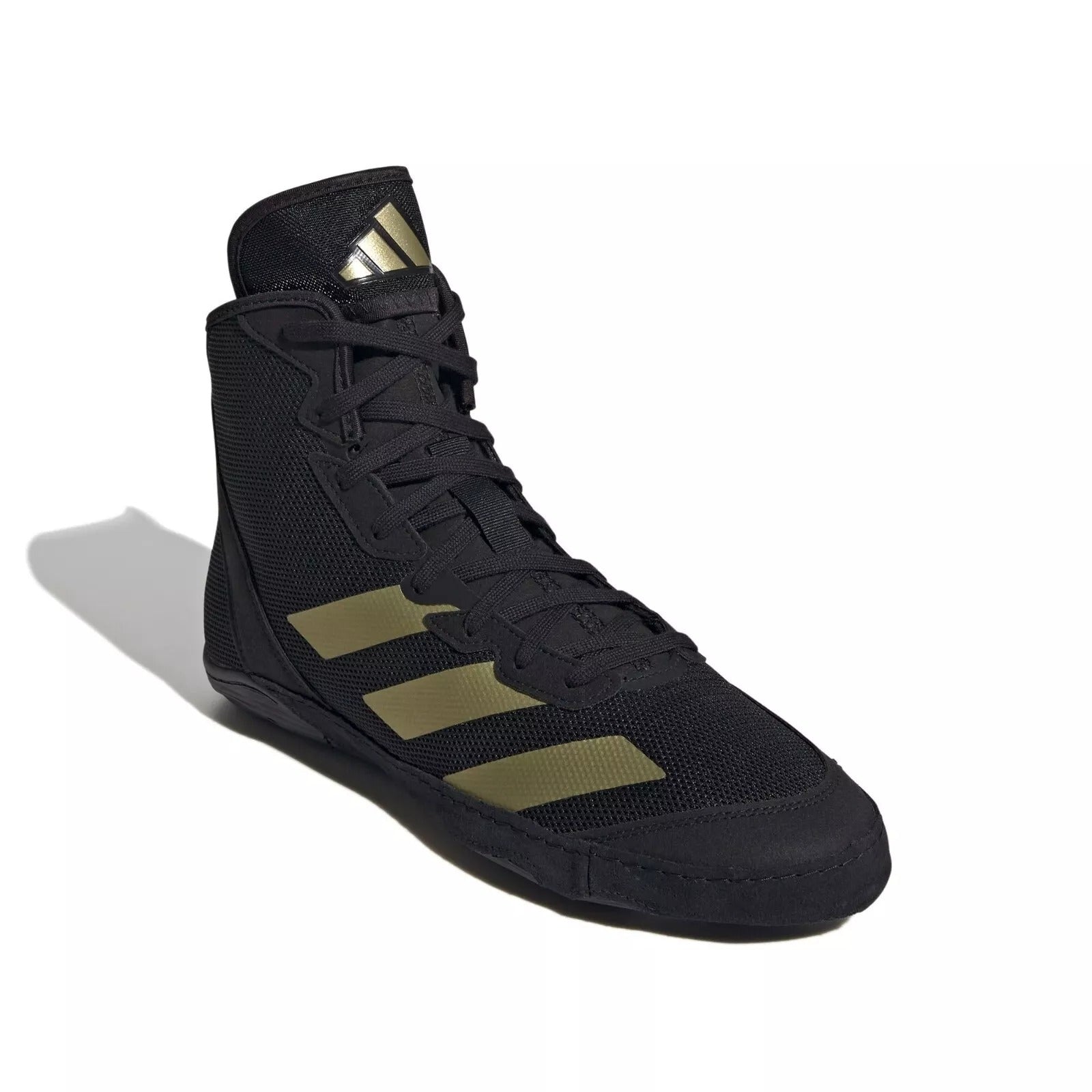 adidas Adizero 2024 Wrestling Shoes Black & Gold Boots